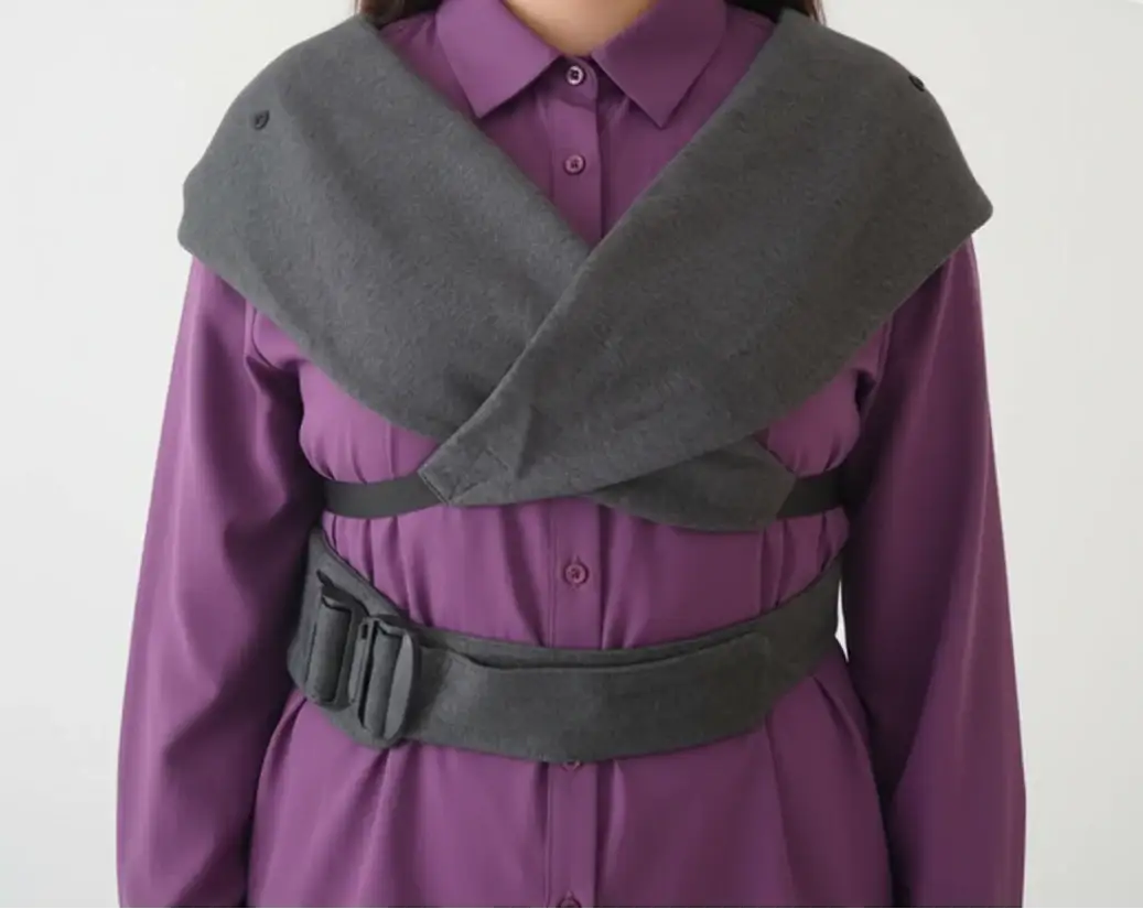 Baby carrier back safe