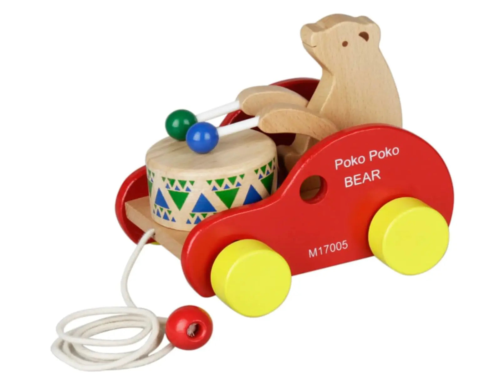  Montessori Wooden Bear Tractor