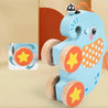  Montessori Elephant Pull-Along