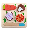 Montessori Wooden Fruits Vegetables Cut Chile Set