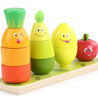 Montessori Wooden Fruit Pile Tower Set