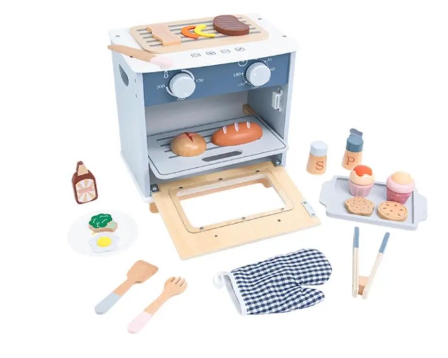 Montessori Complet Oven Set Wooden 