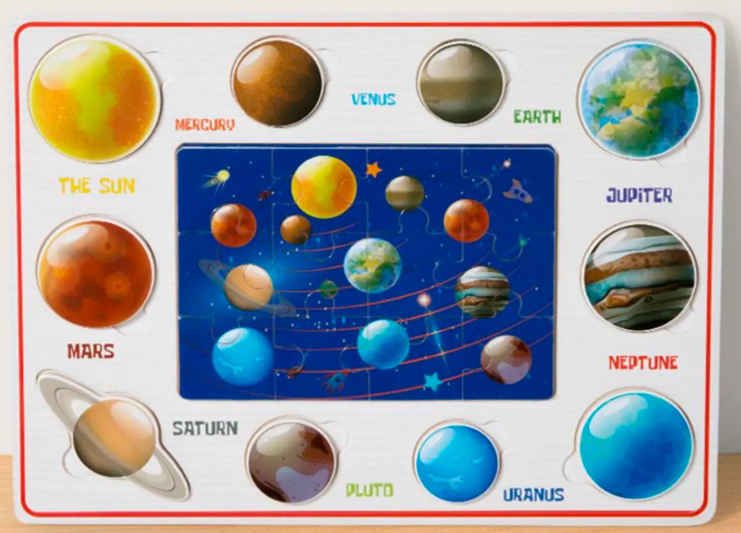 Montessori Solar System Puzzle - Little Aron