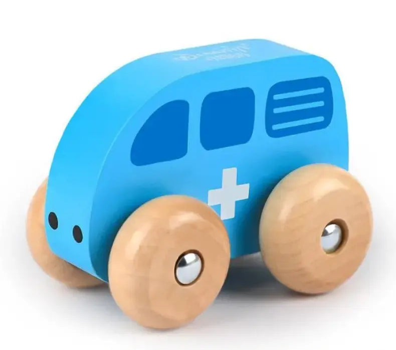 Montessori Wooden Ambulance