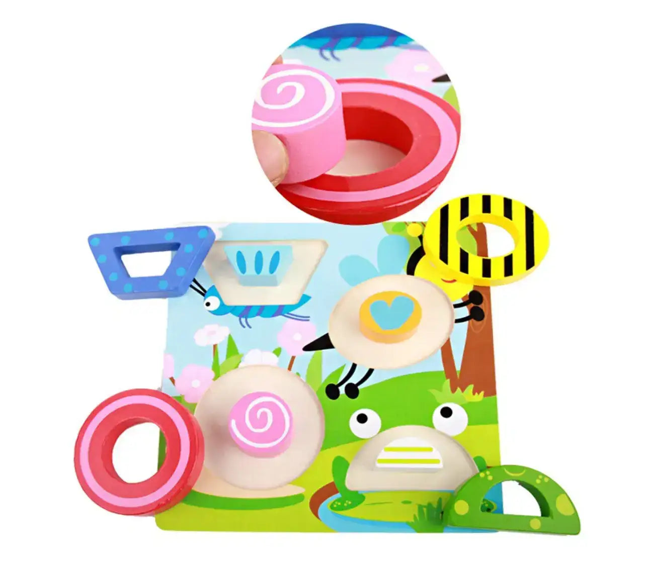 Montessori 3D Sorting Jigsaw-Six