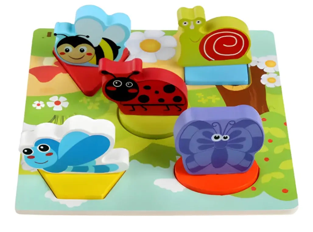 Montessori Wooden Puzzle Garden Set