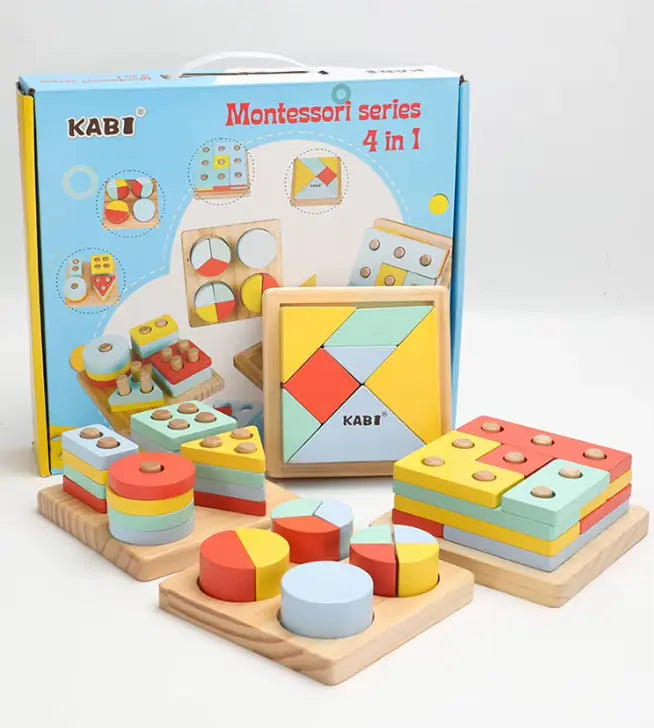 Montessori Montmorillonite Four-Piece Set