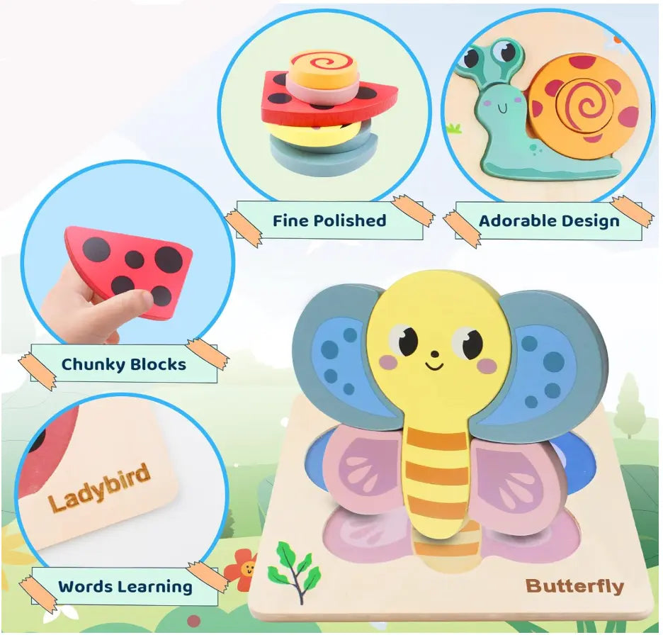 Montessori Garden Puzzle