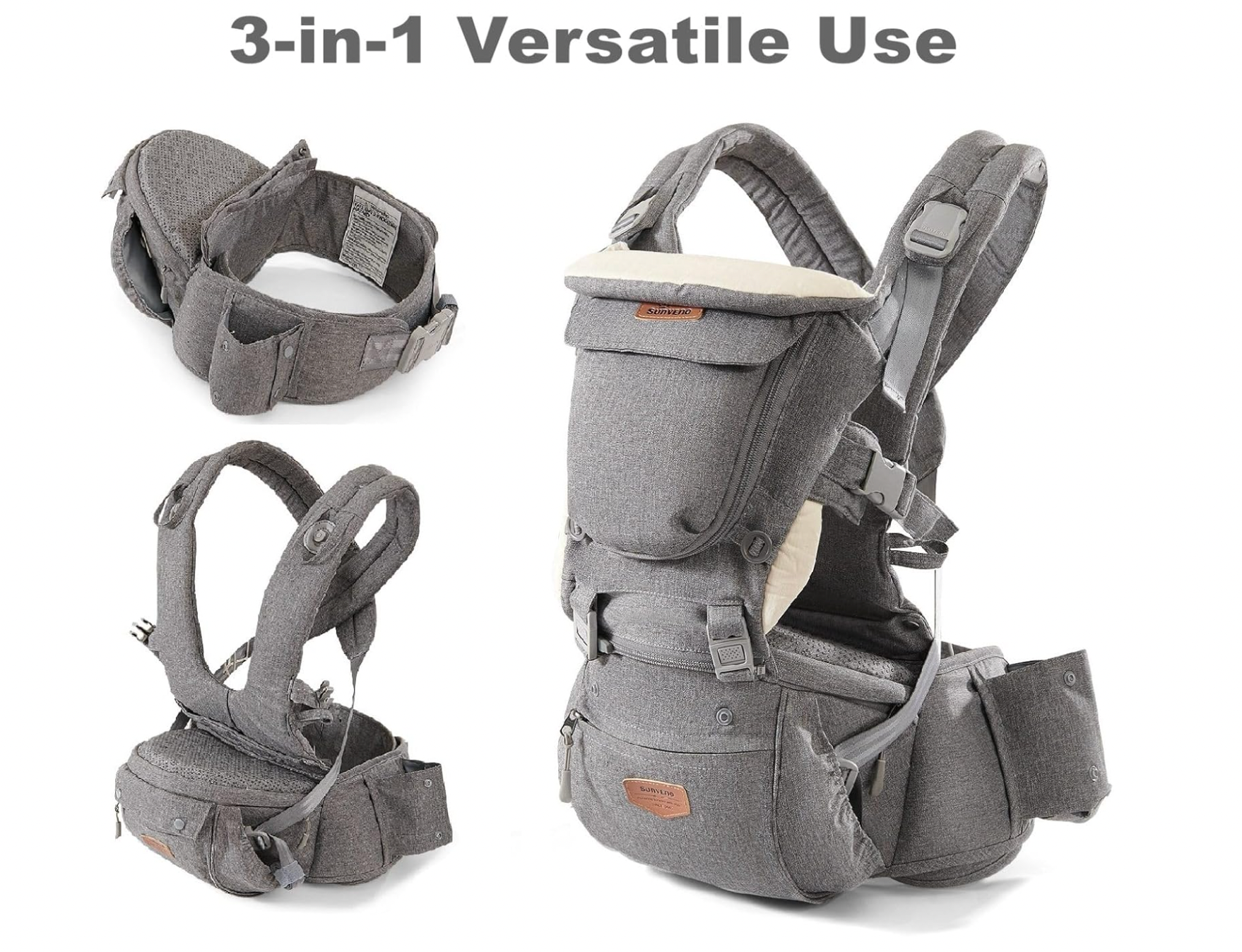 Baby Hipseat Ergonomic Carrier 6-in-1