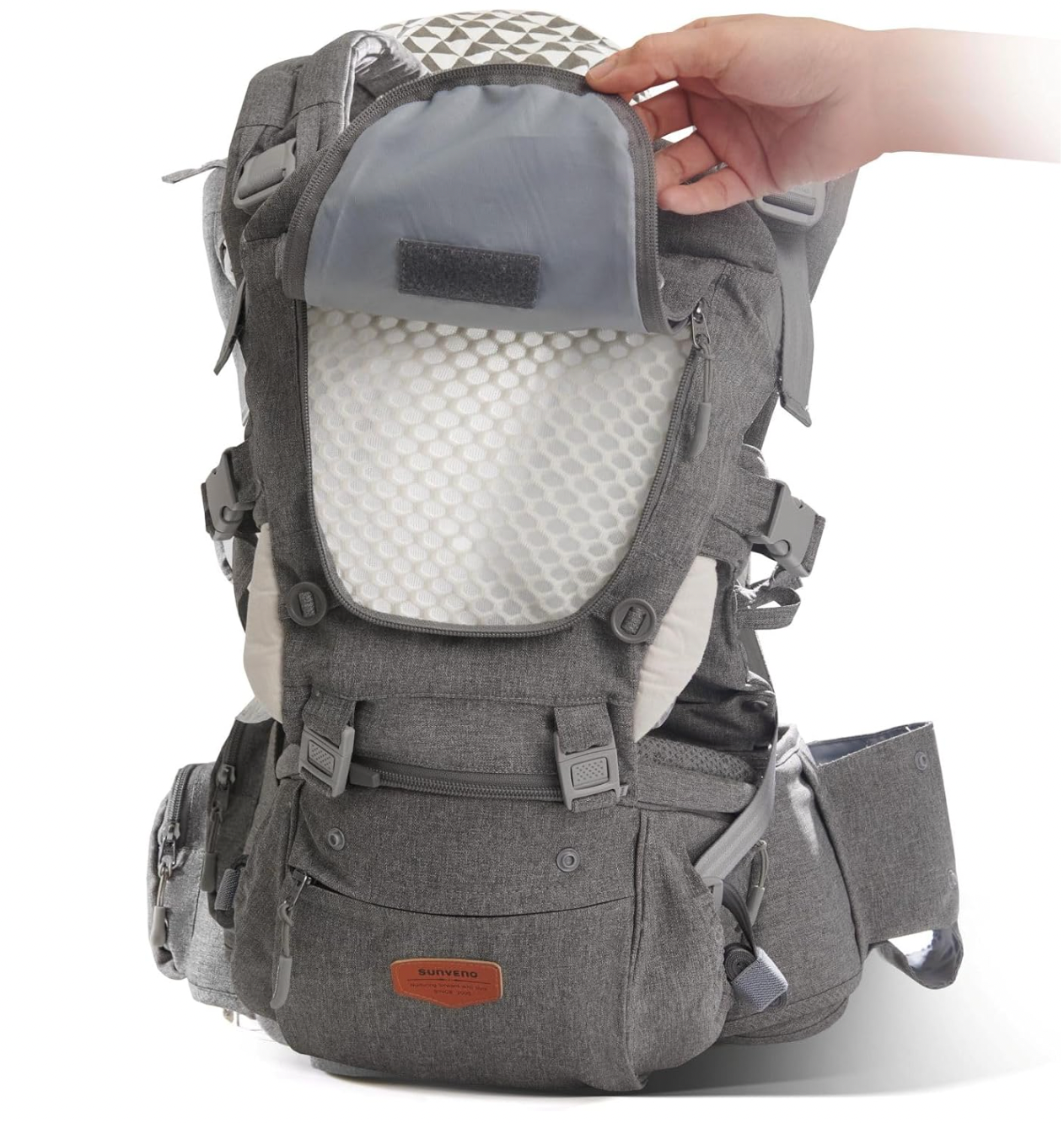 Baby Hipseat Ergonomic Carrier 6-in-1