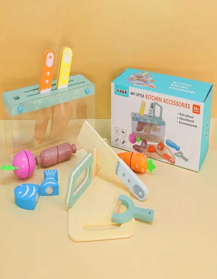 Montessori Kitchen Accessories Lucas Set - Little Aron