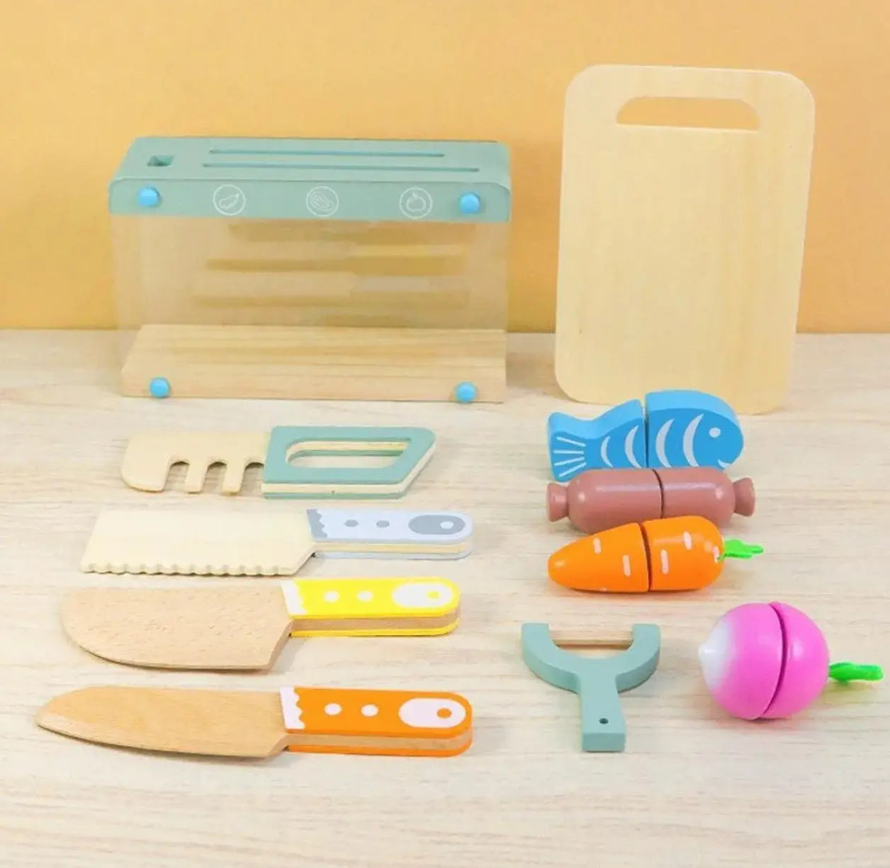 Montessori Kitchen Accessories Lucas Set - Little Aron