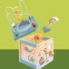 Montessori 5-in-1 Complete Activity Cube Little Aron