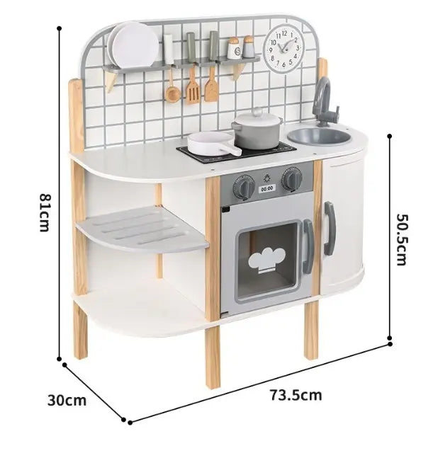 Montessori Wooden Kitchen Little Aron