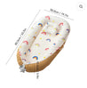 Lemon Rainbow Cotton Baby Nest - Little Aron