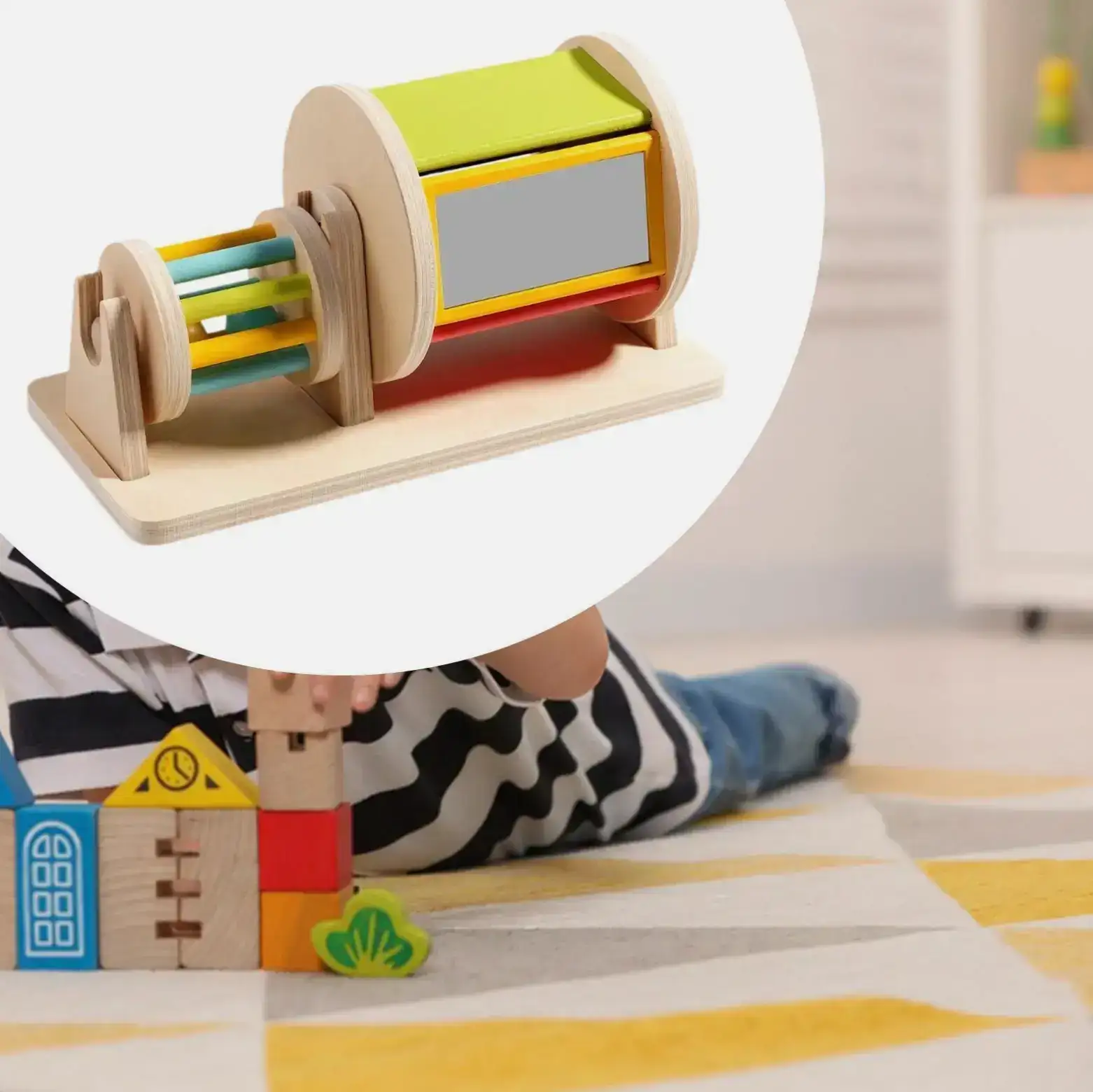 Montessori 2-in-1 Musical Drum Complete Activity