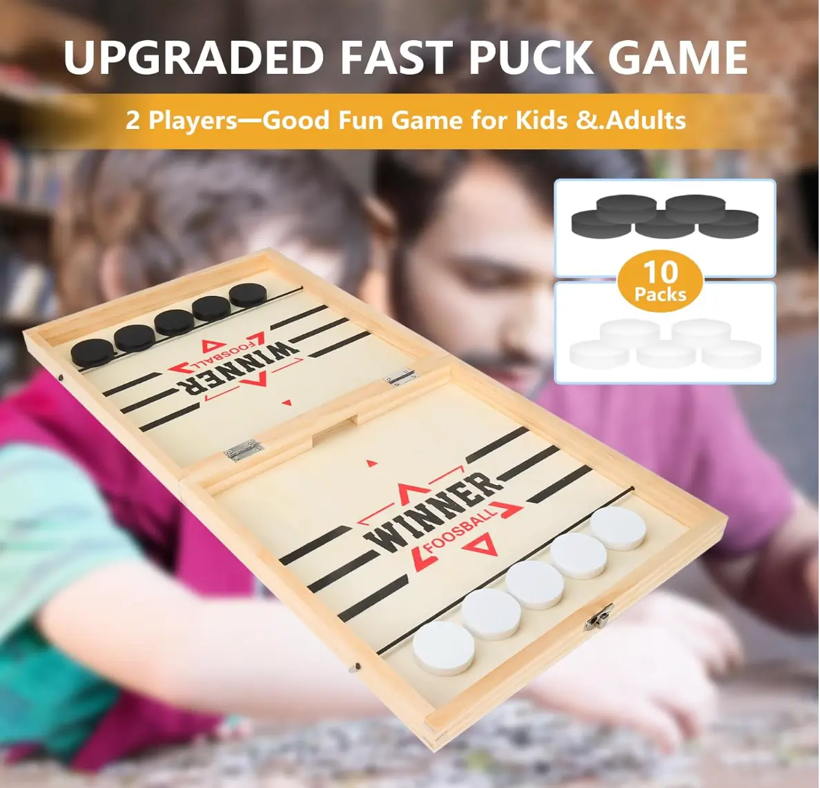 Montessori Fast Sling Puck Game