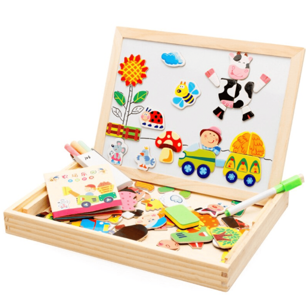 Montessori Farm Magnetic Blackboard