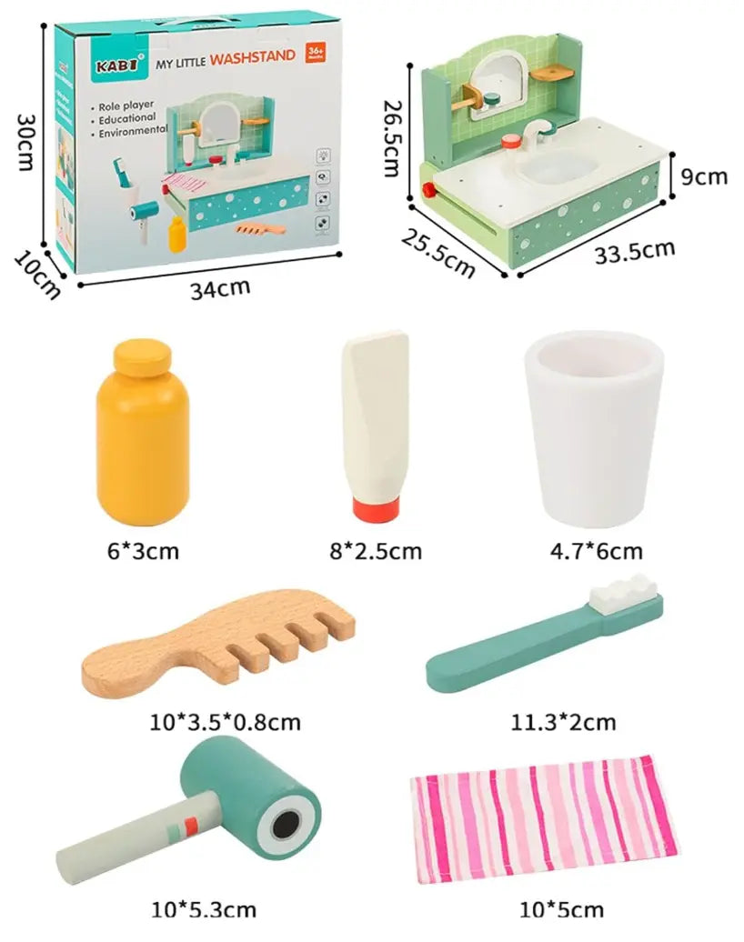 Montessori Little Washstand Set