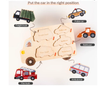 Montessori Puzzle Board Cars 
