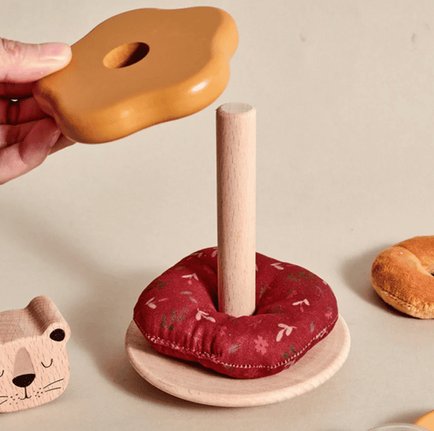 Montessori Stack Rattle Cat