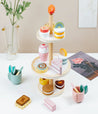 Montessori Wooden Cake Rack Set