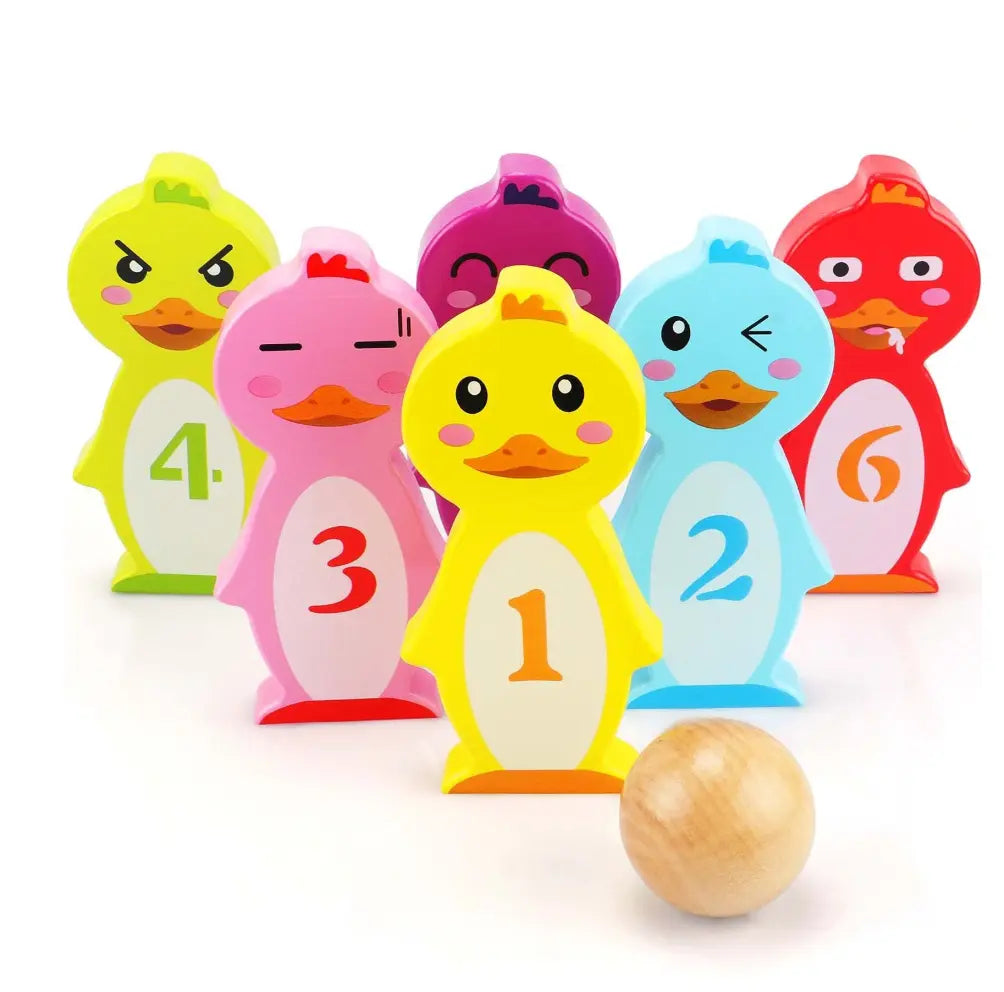 Montessori Wooden Fun Bowling 