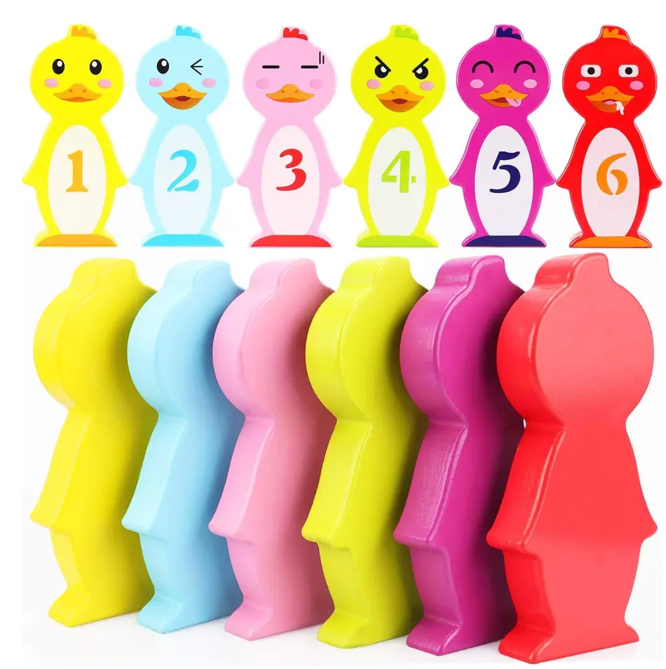 Montessori Wooden Fun Bowling Toys