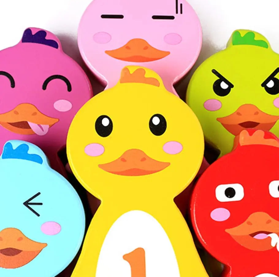 Montessori Wooden Fun Bowling Toys