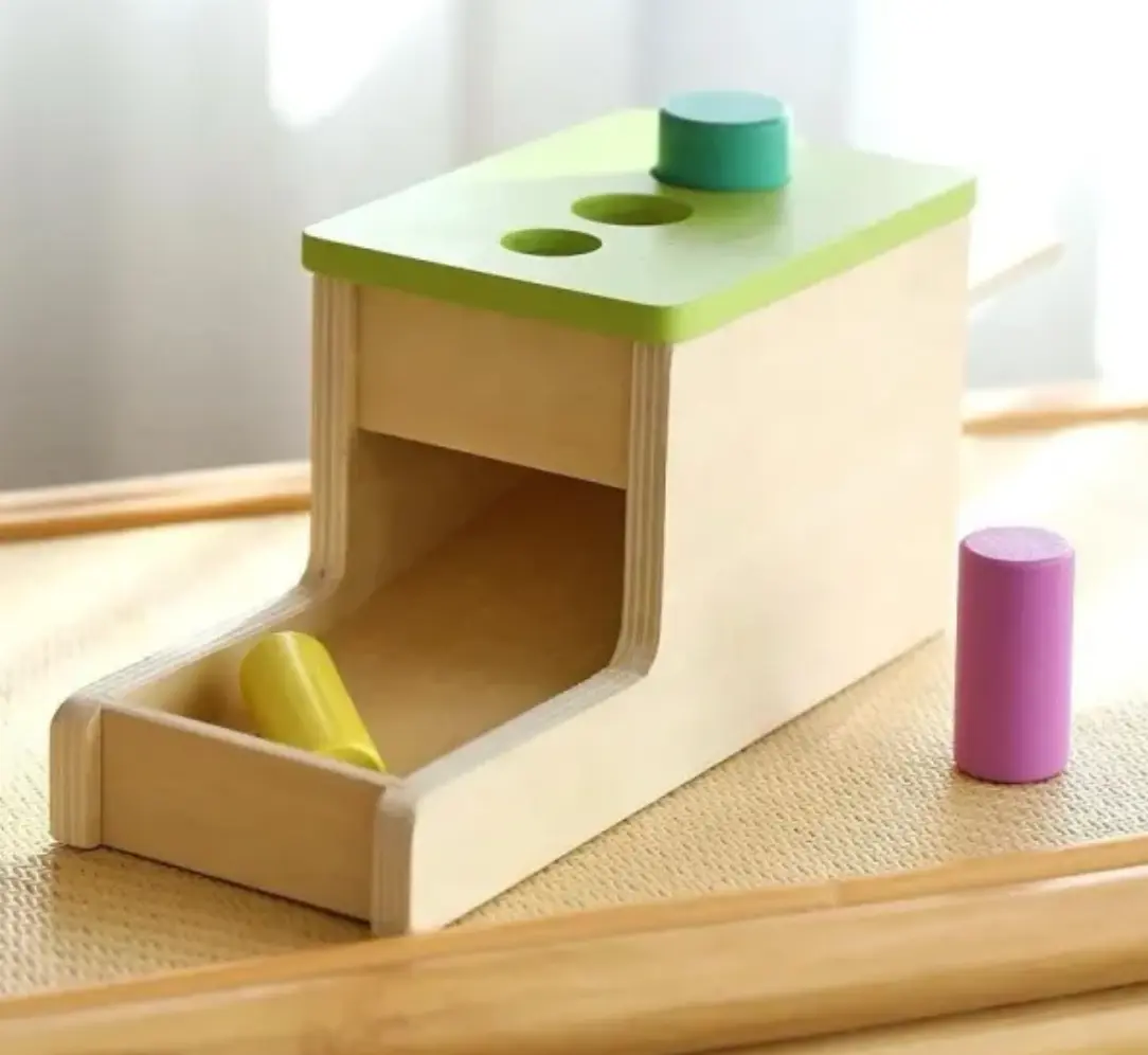 Montessori Wooden Peg Drop Complete Activity
