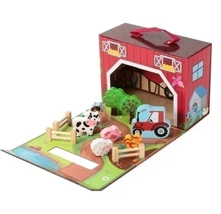 Montessori Farm Tray Activity Little Aron
