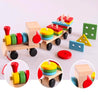Montessori Shape Pairing Mini Train - Little Aron
