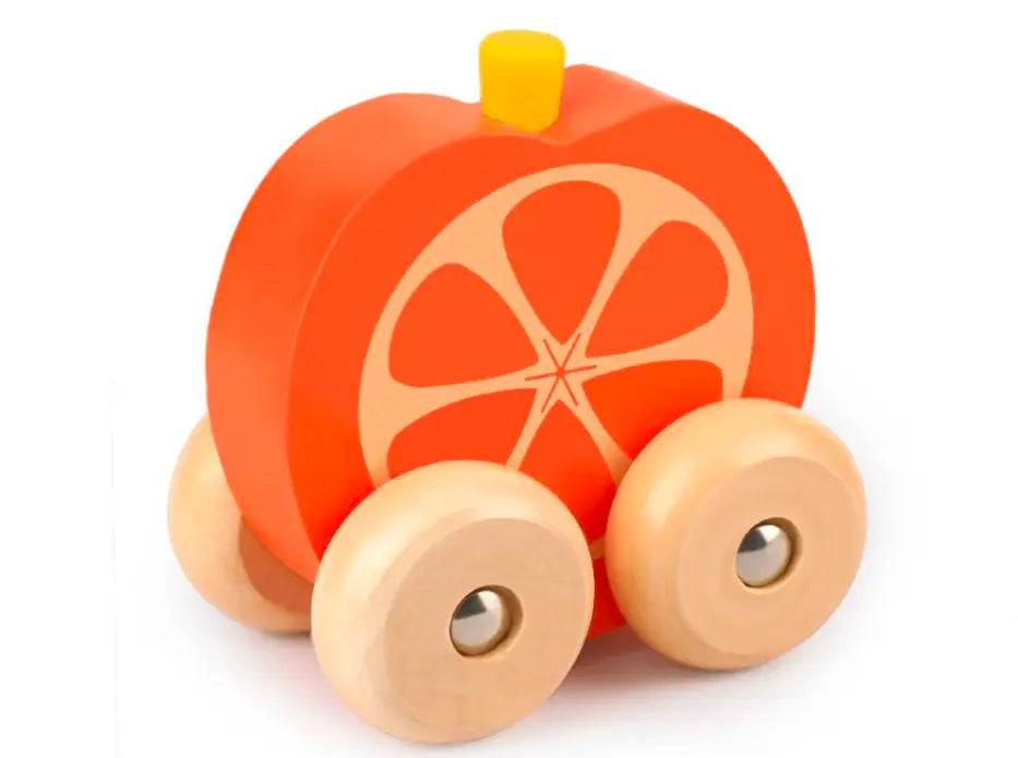 Montessori orange car