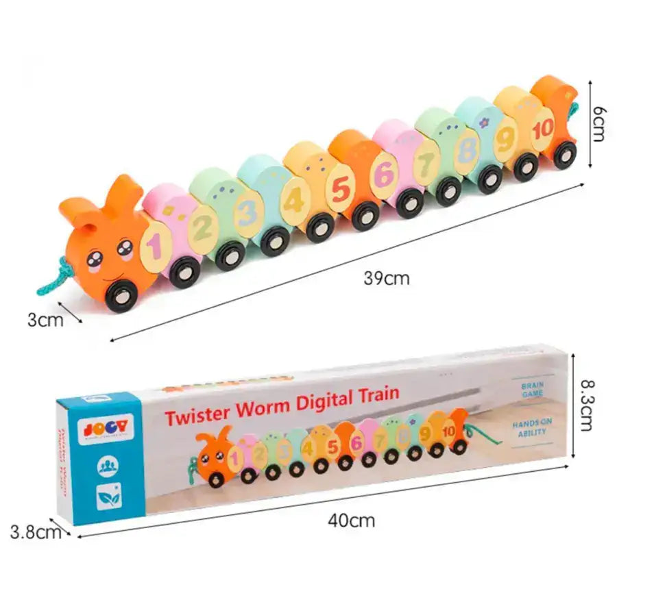 Macaron Caterpillar Digital Train - Little Aron