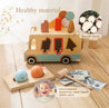 Montessori Wooden Letter Cart - Little Aron