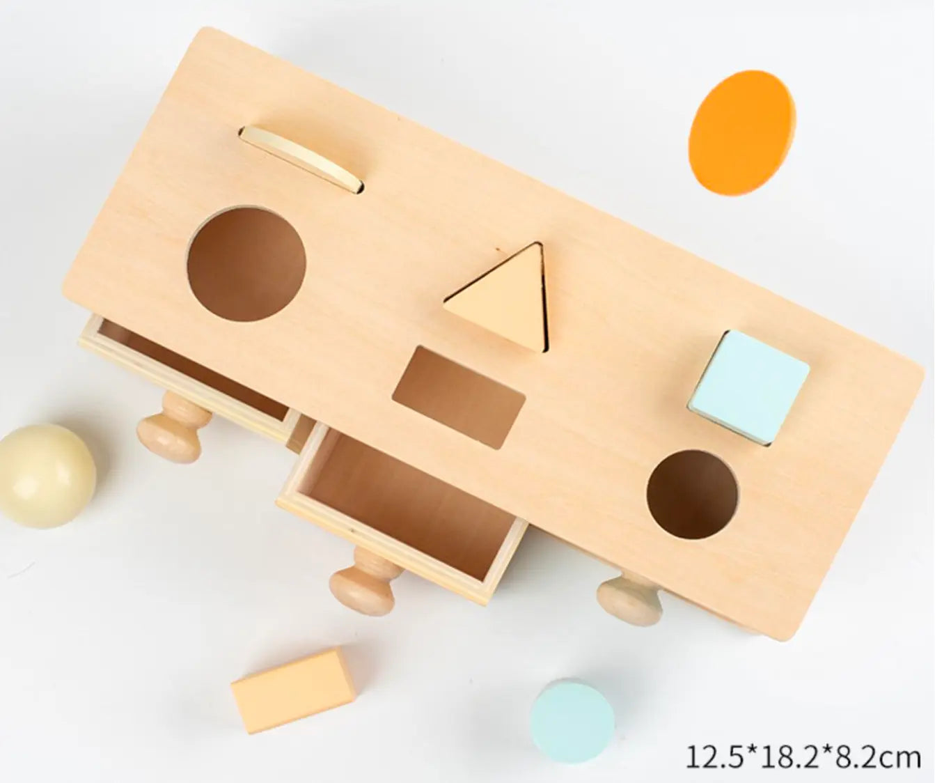 Montessori Wooden Eris Coin Box Learning Set - Little Aron