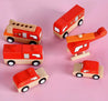 Montessori Wooden Firefighting Rescue Vehicle - Little Aron