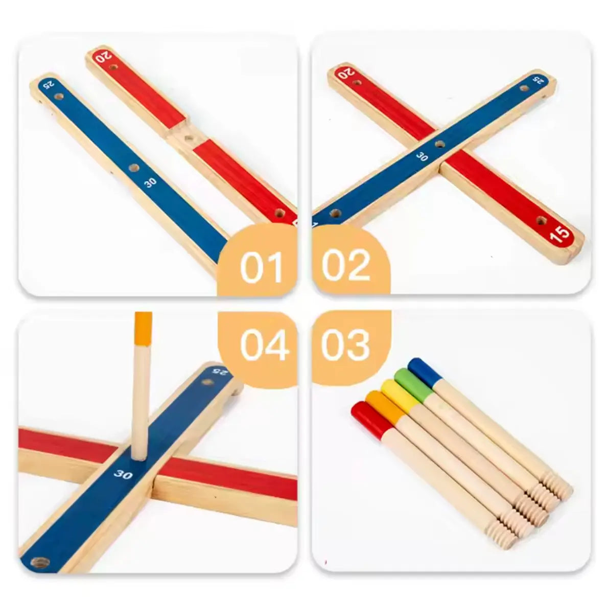 Montessori Wooden Twist & Track Ferrule Maze - Little Aron