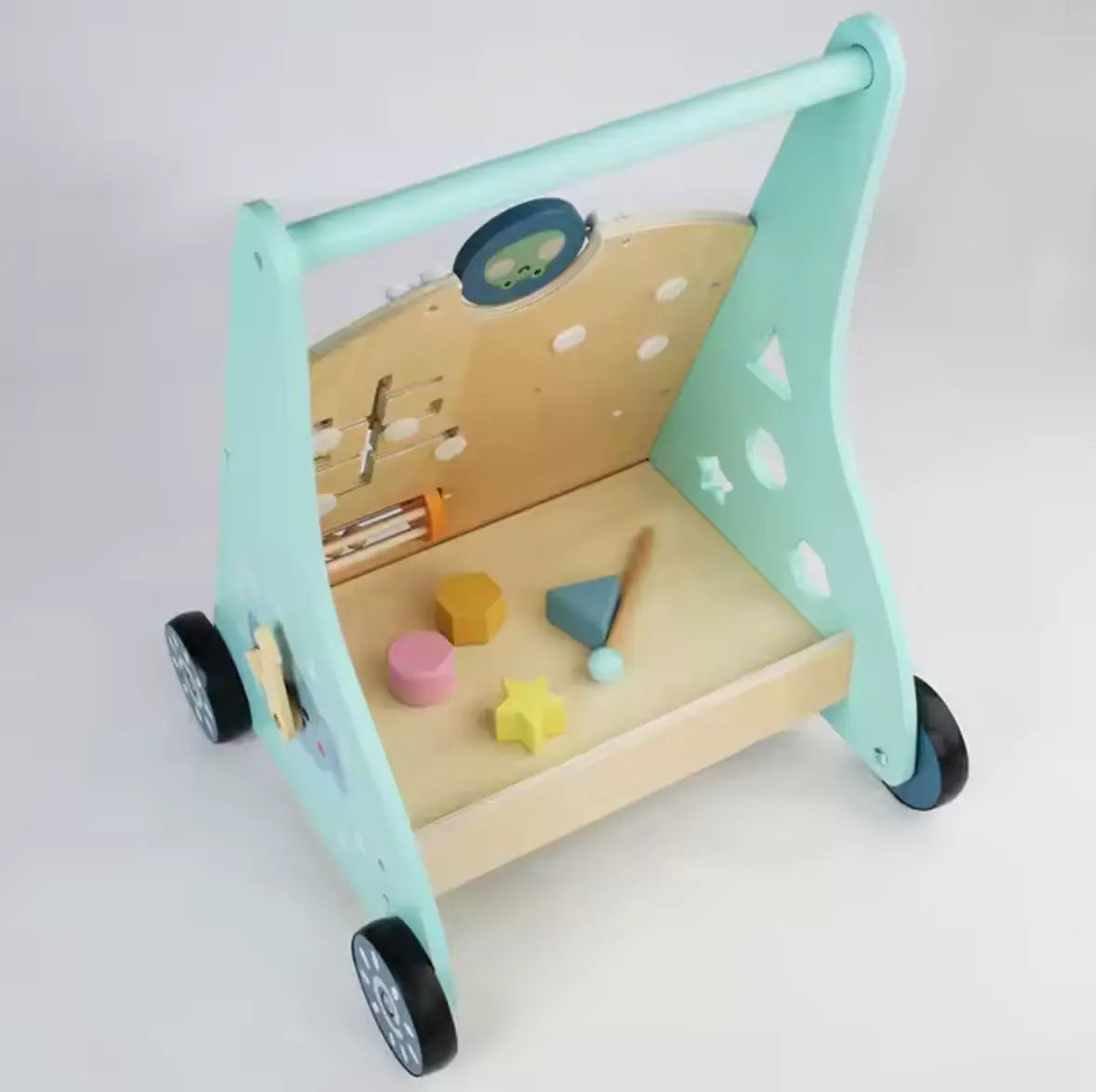 Montessori Wooden Power-Assisted Vehicle Set - Little Aron