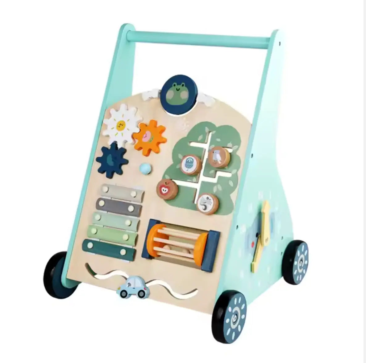 Montessori Wooden Power-Assisted Vehicle Set - Little Aron