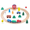 Montessori Wooden Circular Train Track Set - Little Aron