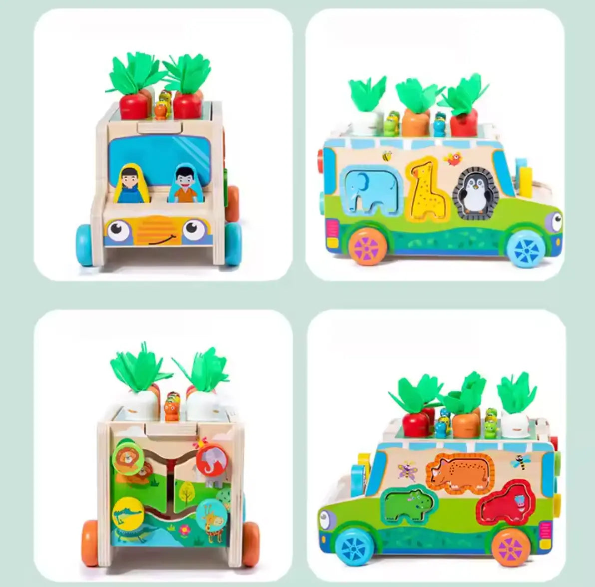  Montessori  Radish Pairing Car