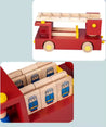 Montessori Wooden Fire Fighting Truck Toy - Little Aron