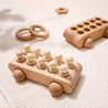 Montessori Wooden Beech Car - Little Aron