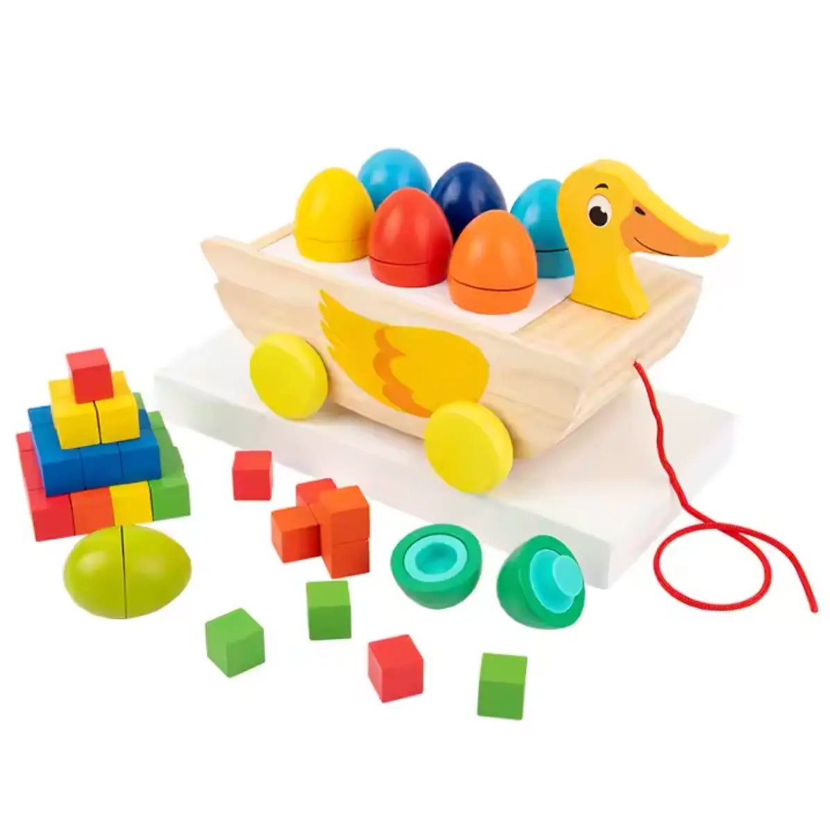 Montessori Duck Cart Color Classification - Little Aron