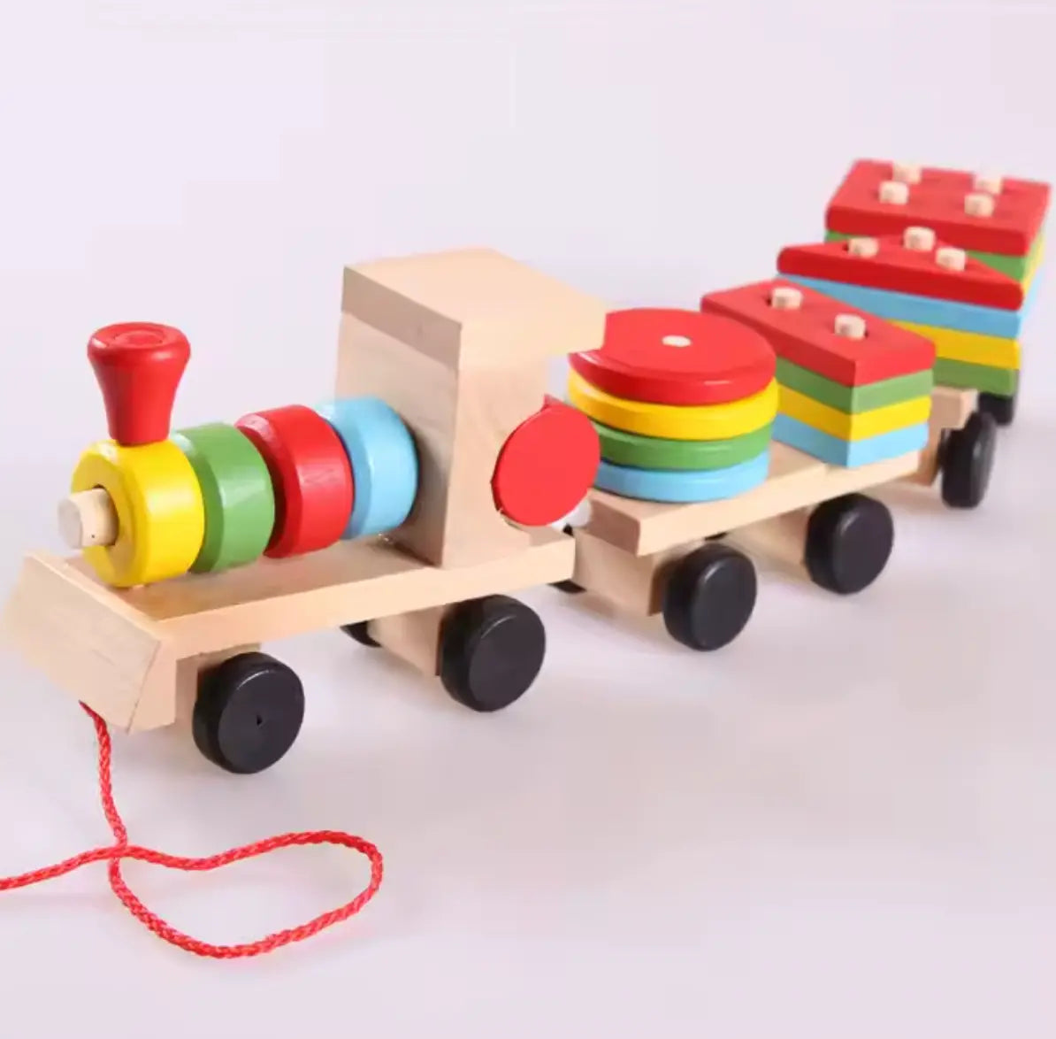 Montessori Shape Pairing Mini Train - Little Aron