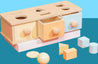 Montessori Wooden Eris Coin Box Learning Set - Little Aron